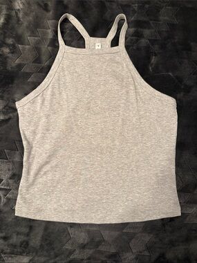 Fabletics Heather Grey Halter Tank